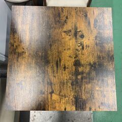 伊勢崎店【現状品】ji12-53 NITORI DT STAIN ダイニングテーブル チェア2脚 セット ニトリの画像