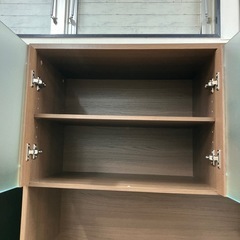 レンジボード3枚扉ナチュラル【トレファク堺福田店】の画像