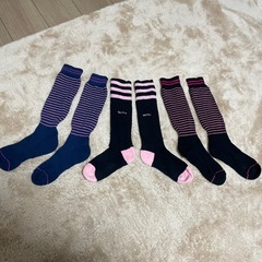 レディース  スキー用ソックス 22〜24センチ3足セットの画像