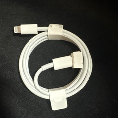 iPhone11赤純正ケーブル付き の画像