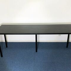 IKEA 大型デスク LINNMON・ADILS ブラック 脚部アジャスター付き イケア リンモン/オディリス 作業机・パソコンデスク・大型テーブルの画像