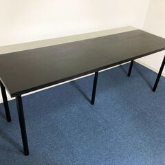 IKEA 大型デスク LINNMON・ADILS ブラック 脚部アジャスター付き イケア リンモン/オディリス 作業机・パソコンデスク・大型テーブルの画像