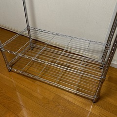 【購入者決定しました】スチールラックの画像
