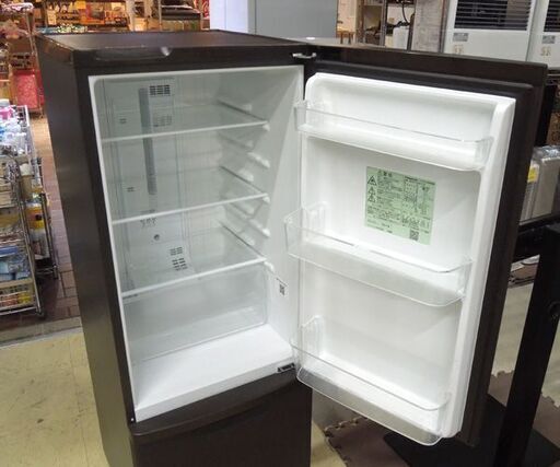パナソニック 168L 2ドア冷蔵庫 NR-B17FW-T [マットビターブラウン] 2022年製 100Lクラス 札幌市 東区 新道