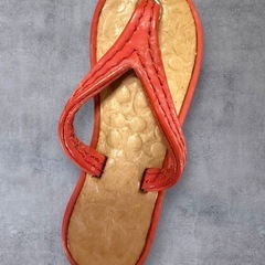 コーチ COACH キーホルダー ピンク サンダルの画像