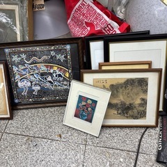各種絵画、額縁の画像