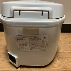 【状態難あり】東芝 マイコンジャー炊飯器 ホワイトTOSHIBA の画像