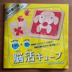 脳活キューブ　知育玩具の画像