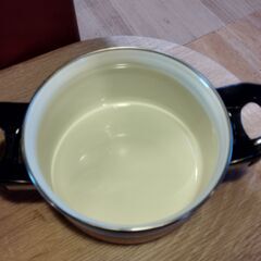 象印 ホーロー 両手鍋 レッドライン パピーシリーズ 琺瑯 /HJ-0588 2F北の画像