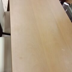 リユースのサカイ栃木店★ジモティ割あり★  ダイニングセット ベージュ W120×D78×H70 クリーニング済み TC12111の画像