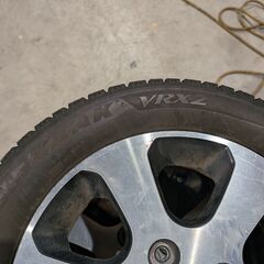 スタッドレスタイヤセット　ブリヂストン　2022年製　155/65R14　スズキホイール付きの画像