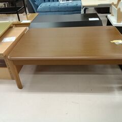 リユースのサカイ栃木店★ジモティ割あり★  こたつ ブラウン W119.5×D80×H41 クリーニング済み TC1213の画像