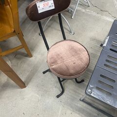 リサイクルショップどりーむ天保山店　No5400 折りたたみイス　ハイチェア　ブラウン　軽量で便利♪の画像