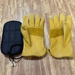 バイク グローブ レザー　XL スマホホルダー セットの画像