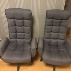 リクライニングチェア　4脚の画像