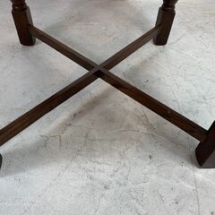 ◆🔶送料無料・設置無料有り🔶◆木製 伸長式ダイニングテーブル エクステンション クラシック 中古家具の画像