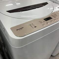 安心の1年間保証付き！SHARP全自動洗濯機2022年製6.0kg【トレファク堺福田店】の画像