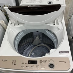 安心の1年間保証付き！SHARP全自動洗濯機2022年製6.0kg【トレファク堺福田店】の画像