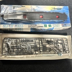 【未組立】フジミ 旧版 日本海軍 航空母艦 瑞鶴・翔鶴 1/700 プラモデル 2点セットの画像