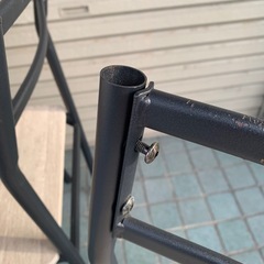 ★フルセット★ダイニングテーブル・イス・アイアン・高さ75cm×幅110cm×奥行き70cmの画像