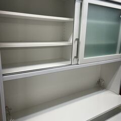 リサイクルショップどりーむ天保山店　No5387 キッチンボード　創愛ファニチュア　大型　人気の白🎵　大容量♪　便利なキッチン収納♪の画像