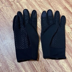 メンズ 手袋 ブラックの画像
