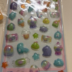 ６枚セット立体シール　ボンボンドロップシール風の画像