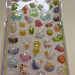 ６枚セット立体シール　ボンボンドロップシール風の画像