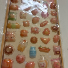 ６枚セット立体シール　ボンボンドロップシール風の画像