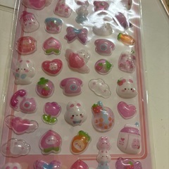 ６枚セット立体シール　ボンボンドロップシール風の画像