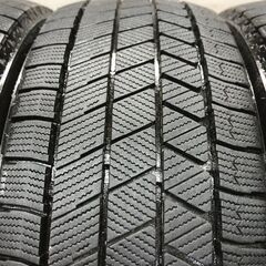 BS BRIDGESTONE BLIZZAK VRX3 225/45R17 17インチ スタッドレス 4本 21年製 バリ溝 ベンツ/Cクラス BMW/1シリーズ VW/ゴルフ等 　(STG084)の画像