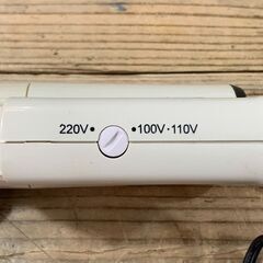 折り畳み式 コンパクト ヘアー ドライヤー 国内・海外用 旅行用 動作確認済みの画像