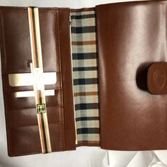 【ジャングルジャングルサカイ石津店】DAKS ダックス 長財布 がま口 レザー ブラウン 堺市 石津の画像