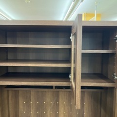 ☆ドリーム荒牧店☆ジモティー割引有☆ ベガコーポレーション/組立式3枚扉オープンボード/BRの画像