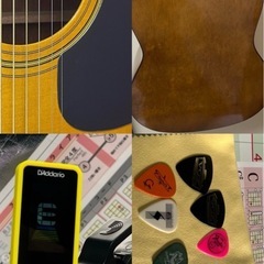 ★美品★YAMAHAアコースティックギター★F310P★クリップ式チューナー★ギターハンガー付き★ギター学習用Ａ２ポスター２枚も差し上げます★ の画像
