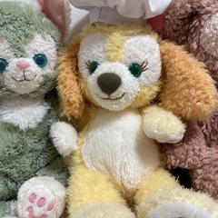 ダッフィーシェリーメイジェラトーニステラルークッキーアンぬいぐるみの画像