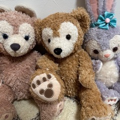 ダッフィーシェリーメイジェラトーニステラルークッキーアンぬいぐるみの画像