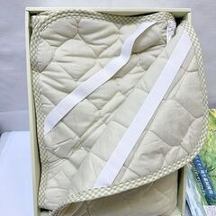 新品 マイナスイオン発生素材 グリーンレーベルファブリックス 綿ベロア敷パッドシーツ シングル 100×205cmの画像