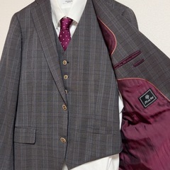 【美品】メンズスーツ5点セットの画像