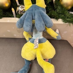 ポケモンめちゃもふぐっとぬいぐるみ 黄色いルカリオの画像