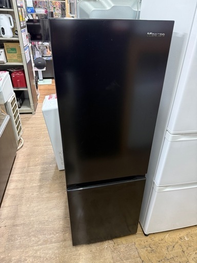 2021年製　ハイセンス　175L 冷蔵庫　ブラックHR-D1701B
