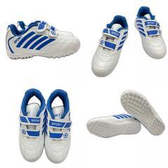 美品 Sports スポーツ その他靴 合成繊維 ホワイト ボーイズ 20【古着】【中古】の画像