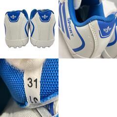 美品 Sports スポーツ その他靴 合成繊維 ホワイト ボーイズ 20【古着】【中古】の画像