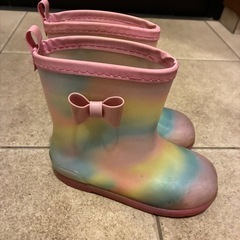 子ども　女の子用　長靴　21センチの画像
