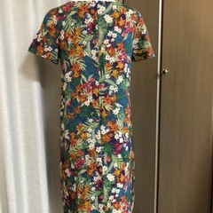 Jocomomola by Sybilla ホコモモラ シビラ 半袖 ひざ丈 ワンピース 花柄 40の画像