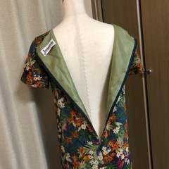 Jocomomola by Sybilla ホコモモラ シビラ 半袖 ひざ丈 ワンピース 花柄 40の画像