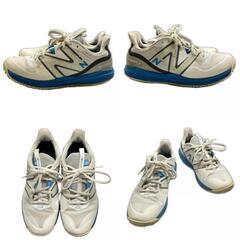 NEW BALANCE ニューバランス スニーカー 合成樹脂 ホワイト レディース【古着】【中古】の画像