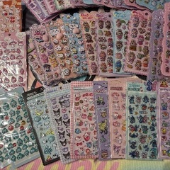 ボンボンドロップシール　おしりシール　ウォーターシール　ラブブグッズの画像