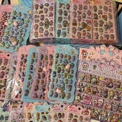 ボンボンドロップシール　おしりシール　ウォーターシール　ラブブグッズの画像