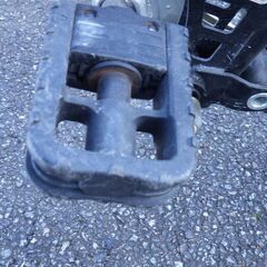 折り畳み自転車。の画像